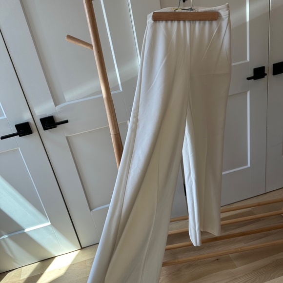 ASOS white trouser pants Size 2 - Picture 3 of 5